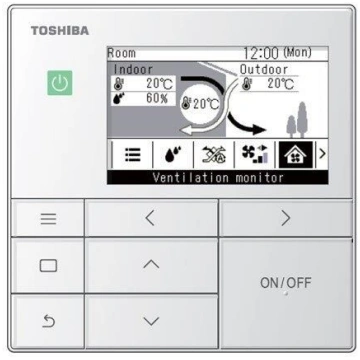 Toshiba RBC-AMSU52-E sienas kontrolieris RAV / VRF