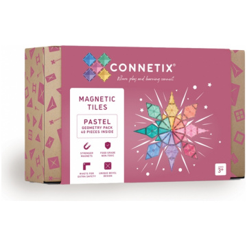 magnētisko klucīšu komplekts connetix 40