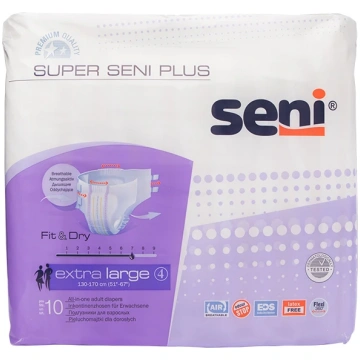 Seni Super Plus autiņbiksītes XL izmērs, 10 gb