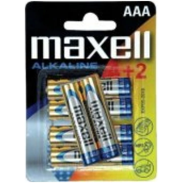 Maxell Alkaline AAA / R03 6 pack Baterijas 790240.