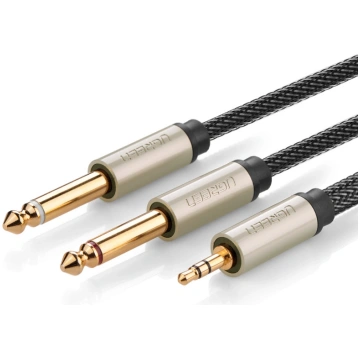 Ugreen cable audio cable mini jack 3.5 mm - 2 x ja