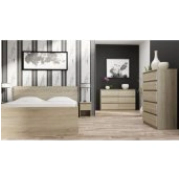 TOP E SHOP Topeshop Komoda Sandra 5 szuflad Kumode