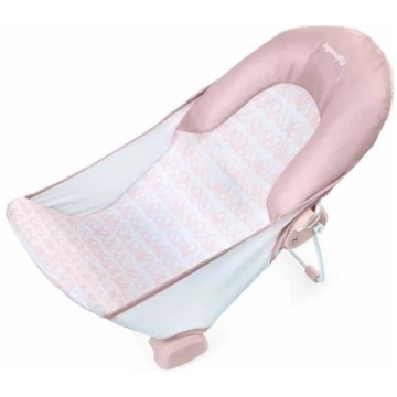 INGENUITY neslīdošs vannas krēsliņš Foldaway, rozā