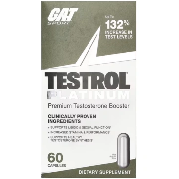GAT, Testrol® Platinum, Premium Testosterone Boost