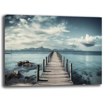 Printerland – mūsdienīgs attēls „Beach Bridge“; mū