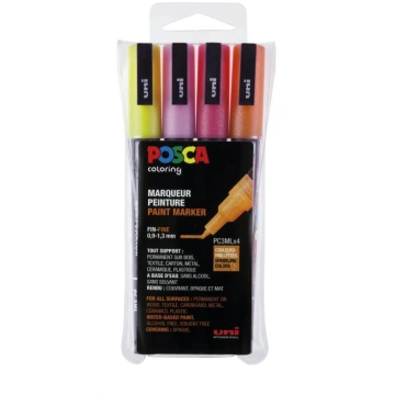 Posca Posca - PC3M - Fine Tip Pen - Glitter pink, 
