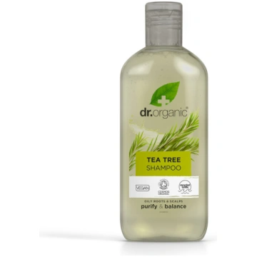 Dr. Organic Tea Tree Shampoo attīrošs šampūns tauk