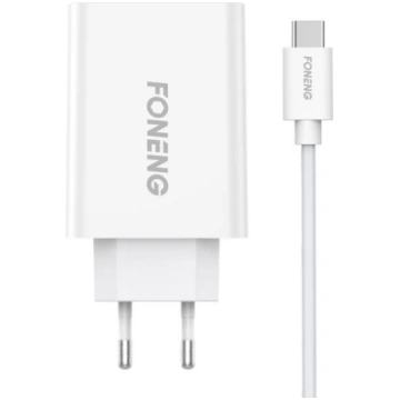 Fast charger Foneng 1x USB EU43+ USB Type C cable 