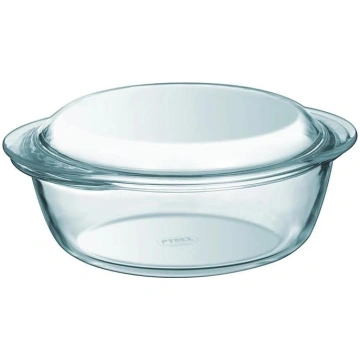 Pyrex ESSENTIALS Boro kastrolis 1,6L + 0,5L vāks, 