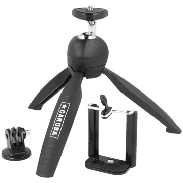 Caruba Orbit 15 Mini Tripod + Smartphone Holder an