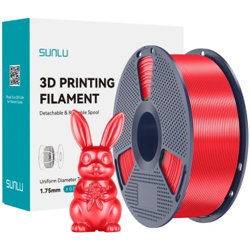 Sunlu PLA+ Silk Filament (Red)