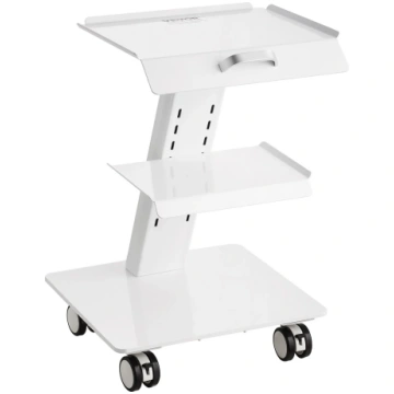 VEVOR VEVOR Lab Trolley, 3-Layer Rolling Lab Cart,