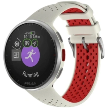 Polar Pacer Pro Silver with White Armband