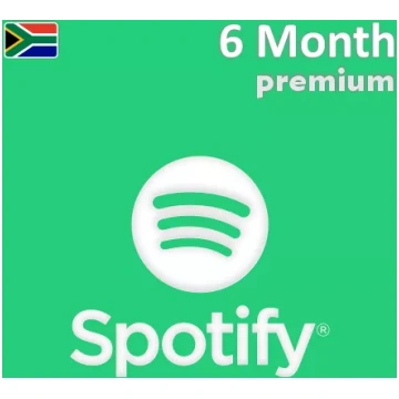 Spotify Premium dāvanu karte 6 mēnešiem (Dienvidāf