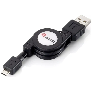 USB 2.0 Type A uz Micro-B Ievilkt Kabeli Equip 128