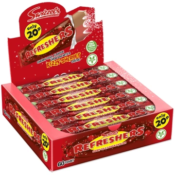 Swizzels Refreshers Cherry Cola Chew Bar (60 Count