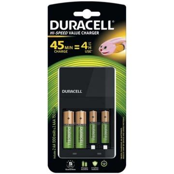 BATTERY CHARGER DURACELL CEF14+2AA +2AAA ( DURRC03
