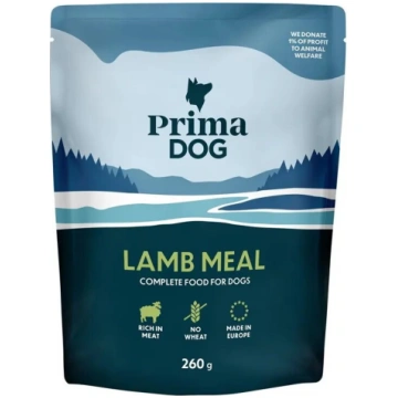 Mitrā suņu barība PRIMA, jēra gaļa, 260 g