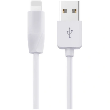 Vads Hoco, USB/Apple Lightning, balta krās