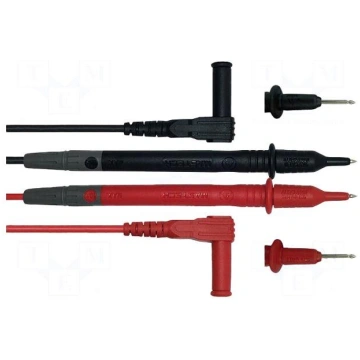 Test leads | Inom: 10A | Len: 1m | probe tip,angul