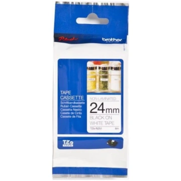 BROTHER TZEN251 24 BLACK ON WHITE NON LA TZEN251