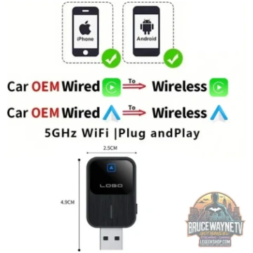 ???? Wireless CarPlay & Android Auto Adapter | Plu
