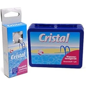Cristal Pool aktīvā skābekļa un pH ūdens testera k