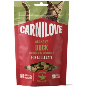 Carnilove Cat Snack Duck with Raspberries with fre