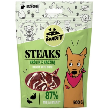 MR.BANDIT STEAKS RABBIT/DUCK /TRUSIS AR PĪLI 500G