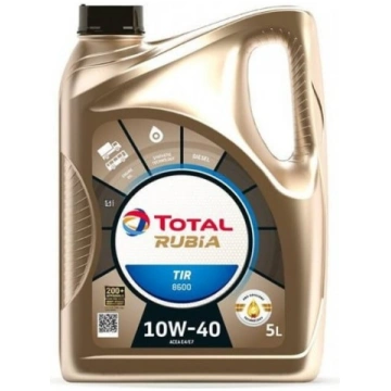 Motoreļļa TOTAL RUBIA TIR 8600 10W40 5L. 10w-40