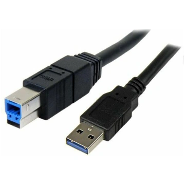 Kabel USB StarTech USB-A - USB-B 3 m (USB3SAB3MBK)