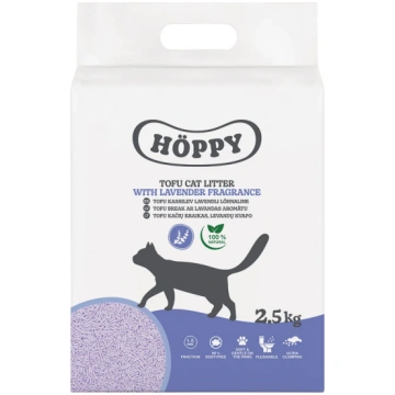 Kaķu smiltis Höppy Tofu, organiskās (cementējošās)