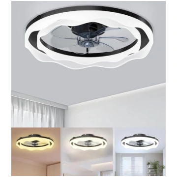 JAYNLT Griestu ventilators ar gaismu, 20 collu mel