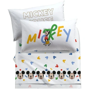 Caleffi Disney Completo Lenzuola per Letto Singolo