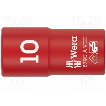 Socket: 6-angles; insulated,socket spanner; HEX 10
