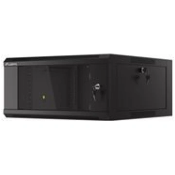 LANBERG 19-inch rack, 4U, 570x600mm, black WFFA-56