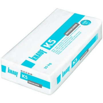 Balta, elastīga flīžu līme Knauf K5 25 kg 4114