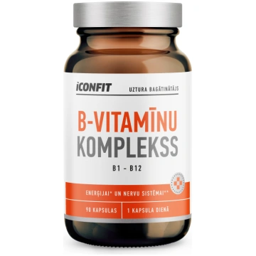 ICONFIT B vitamīnu komplekss kapsulas, 90 gab. Eur