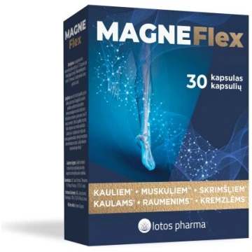 Uztura bagātinātājs MagneFlex, 30kapsulas Lotos Ph