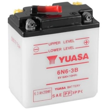Startera akumulatoru baterija YUASA 6N6-3B