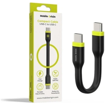 Mobile Origin Compact Cable USB-C to USB-C black 1