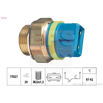 Termoslēdzis, Radiatora ventilators EPS 1.850.145