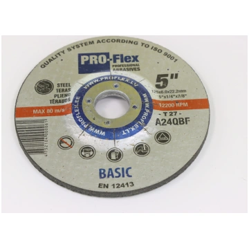 SLĪPRIPA METĀLAM BASIC PRO 125*6.0*22.2 PRO FLEX