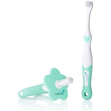 FirstBrush & Teether komplekts Brush Baby