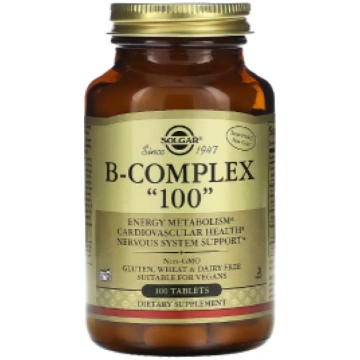 B-Complex “100” Solgar 100 tab