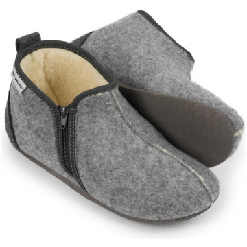 Ireshoes sieviešu filca čības ar dabīgo vilnu, pel