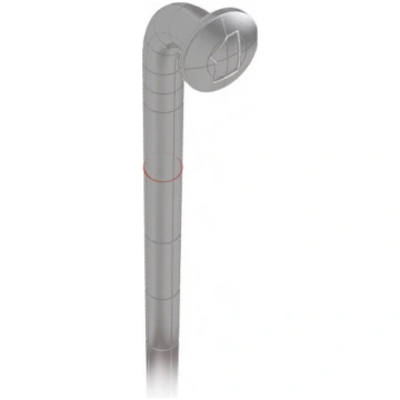 Spieķis Mach1 2.00mm galvanized 14G 294mm VEL-J-SP