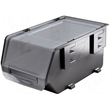 Container: cuvette | black | Cover colour: transpa
