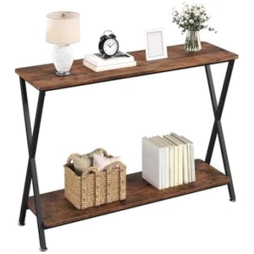 Generisch Sleek Painted Console Table, Narrow Long