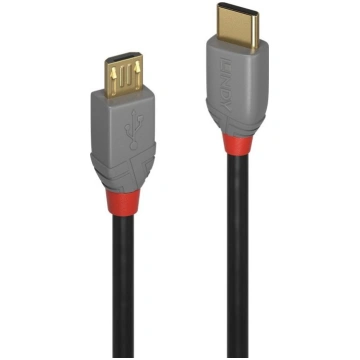 Lindy USB 2.0 Kabel Typ C/Micro-B Anthra Line M/M 